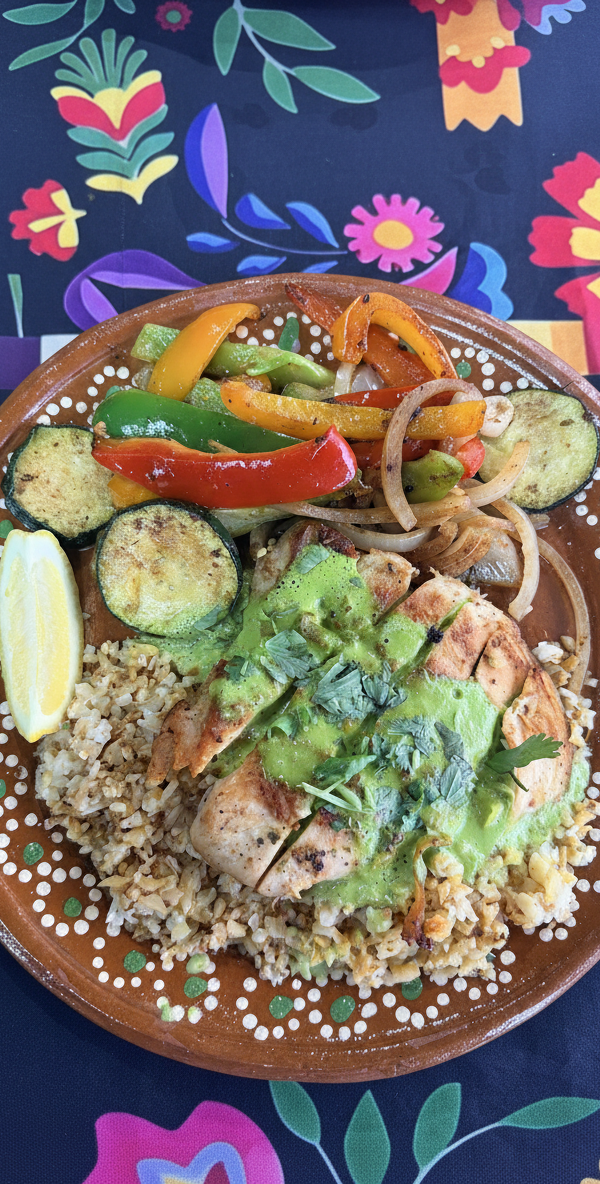 Pollo Poblano Bowl